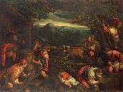 Francesco Bassano the younger Autumn oil on canvas